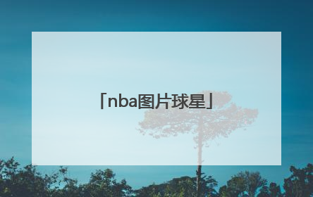 「nba图片球星」nba图片球星红蓝NBA标识
